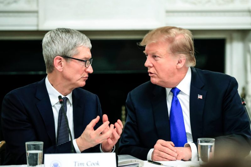 Apple CEO Tim Cook will join President Donald Trump on Wednesday for an event touting what the White House calls a new $100 billion investment commitment by the tech giant in the U.S.
The announcement in the Oval Office, set for 4:30 p.m. ET, includes Apple’s commitment to a new “American Manufacturing Program,” a White House official confirmed to CNBC.
With the new pledge, Apple’s total investment in the U.S. over the next four years now totals $600 billion, the official said.
Bloomberg first reported Apple’s new investment pledge earlier Wednesday.
The meeting comes as Trump has pushed Apple to make its products in America — a feat that experts say would jack up prices by hundreds of dollars, if it can even be done at all.
Most of Apple’s flagship iPhones have been manufactured in China, though the company is moving some of its production to India.
Trump has complained about that plan. “We’re not interested in you building in India, India can take care of themselves … we want you to build here,” Trump said he told Cook in May.
On Wednesday, Trump announced he will double the U.S. tariff rate on Indian goods to 50%. Trump said he was raising the tariff because of India continuing to purchase Russian oil.
Trump had exempted smartphones, chips and other tech products from his early April “reciprocal” tariff plan, which slapped a 10% baseline duty on nearly the entire world and set significantly higher rates for dozens of individual countries.
That exemption still applied as of this week, following Trump’s executive order tweaking U.S. tariffs on a slew of countries.
And it appears to remain intact in Trump’s latest order ratcheting up tariffs on imports from India.
Apple declined CNBC’s request for comment.
— <em>CNBC’s Steve Kovach contributed to this report.</em>
This post appeared first on NBC NEWS