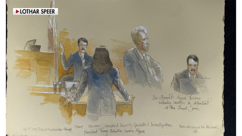 The first day of opening statements in Ryan Routh’s federal trial ended with Judge Aileen Cannon noting the case was ‘moving at a pretty fast clip,’ after a lengthy day of testimony that put the Secret Service agent who spotted Routh in the bushes, a civilian witness who chased him down, and FBI agents on the stand.
Routh is accused of attempting to assassinate President Donald Trump last year while he was golfing.
The morning began with Routh’s own rambling opening statement, which lasted just seven minutes before Cannon cut him off for going off-topic.
‘What is intent? … Why are we here? What is our intent? To love one another … Is this so difficult?’ Routh asked. He went on to reference Adolf Hitler, Vladimir Putin, Sudan’s civil war and Israeli Prime Minister Benjamin Netanyahu.
‘We have limited patience, and you don’t have unlimited license to go forward and make a mockery of the dignity of this courtroom,’ Cannon told him.
Federal prosecutors opened their case against Routh on Thursday, telling the 12 jurors he had come ‘within seconds’ of assassinating Trump during a round of golf in West Palm Beach last year.
Assistant U.S. Attorney John Shipley read Routh’s own words to the jury — ‘Trump cannot be elected’ and ‘I need Trump to go away’ — before laying out what he described as a ‘deadly serious’ plan to kill a major presidential candidate.
Shipley said Routh had traveled from Hawaii to the mainland with a Chinese military-grade assault rifle, 20 rounds of ammunition, 10 burner phones, three aliases, stolen license plates and ‘a trail of lies from Honolulu to Florida.’
Jurors then heard from Special Agent Robert Fercano, who testified he was five feet away when he saw Routh’s face and the barrel of a rifle pointing directly at him on the sixth hole of Trump International Golf Course. ‘
‘This appeared to be a textbook ambush scenario,’ he told the jury, describing how he fired while walking backward to cover. Prosecutors showed the Chinese-made SKS rifle and played Fercano’s radio calls, where ‘shots fired, shots fired, shots fired’ could be heard.
Routh, representing himself, opened his cross-examination with: ‘Good to see ya. First question, is it good to be alive?’ Fercano replied, ‘Yes, it is good to be alive.’ The agent repeatedly identified Routh as the man who smiled at him from the bushes.
Later, jurors heard from Tommy McGee, a mental health professional who testified he saw a frantic man running from the golf course and later helped authorities track down Routh’s black Nissan Xterra. McGee identified Routh in court and in video shown to the jury. Routh’s cross-examination drew objections after he asked McGee if he supported Trump and whether ‘Madea, Beyoncé and Michelle Obama will be mad’ if he did.
Additional agents who testified described recovering the rifle and other gear, and processing Routh after his arrest. One FBI agent displayed the clothing Routh allegedly wore the day he was captured, along with a debit card in his name.
Routh’s questions grew increasingly odd as the afternoon wore on — at one point asking an agent whether ‘someone who loses things’ might drill a hole in a debit card to keep it on a key ring.
Routh has pleaded not guilty to federal charges of attempting to assassinate a major presidential candidate and assaulting a federal officer. Prosecutors say he had been armed with an AK-style rifle when Secret Service agents stopped him near Trump’s golf course in West Palm Beach in September 2024. The attempt came just months after Trump had been shot and narrowly survived an assassination attempt in Butler, Pennsylvania.
The trial resumes Friday morning in Fort Pierce federal court.
This post appeared first on FOX NEWS